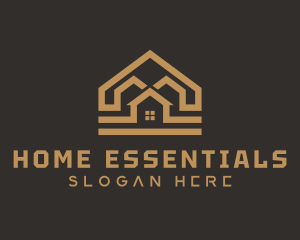 Gold Home Roofing logo design