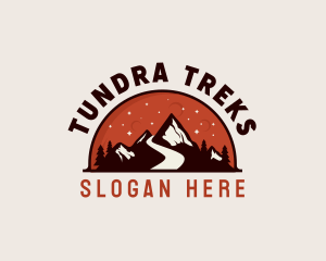 Mountain Alpine Trek logo design