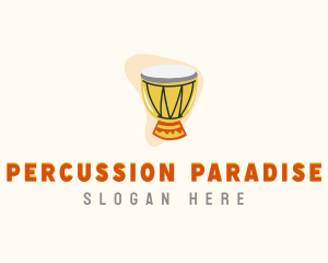 Djembe African Drummer logo