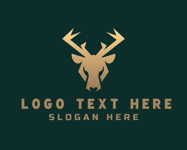Stag logo example 2