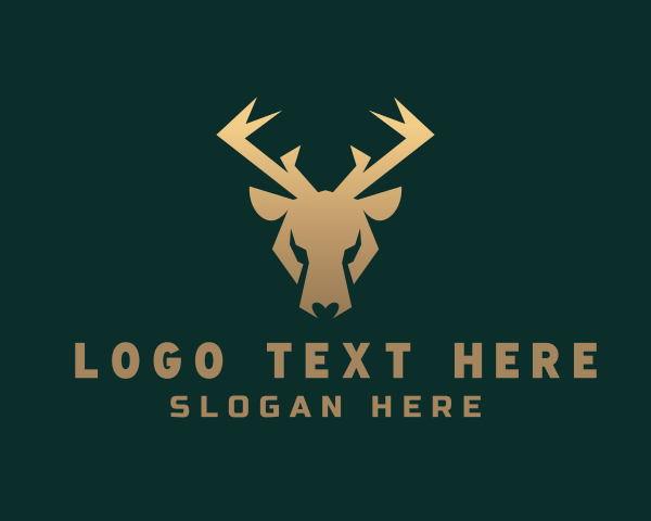 Golden Forest Stag  logo