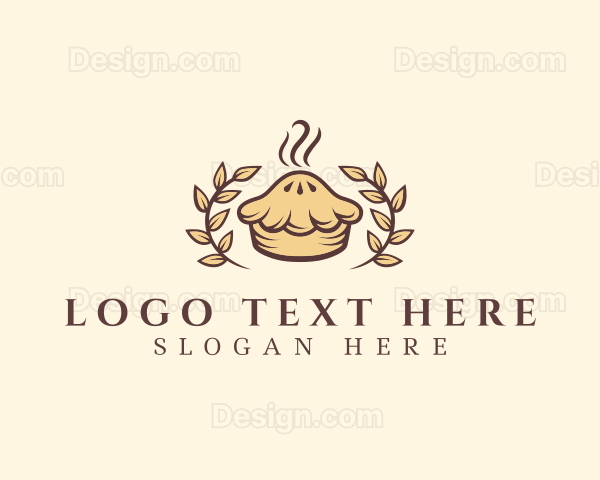 Apple Pie Leaf Baking Logo