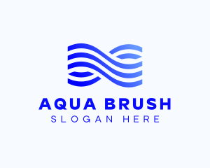 Aquatic Waves Agency logo design