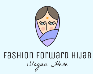 Hijab Muslim Woman  logo