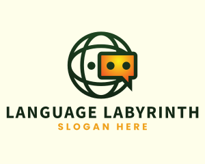 Globe Language Communication logo