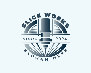 CNC Laser Machinery logo design