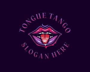 Lips Seductive Tongue logo