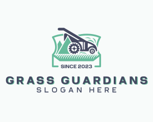 Lawn Mower Landscaping logo