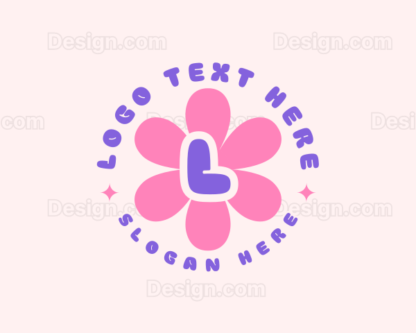 Floral Girly Boutique Logo