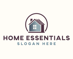 Residential Home Roofing logo design