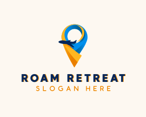 Airplane Travel Destination logo