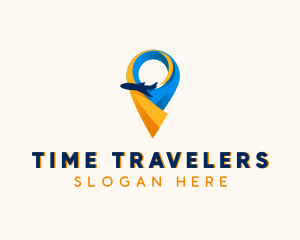 Airplane Travel Destination logo design