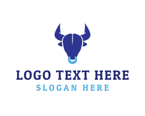 Sports - Modern Buffalo Bull logo design