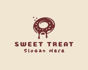 Brown Donut Snack  logo