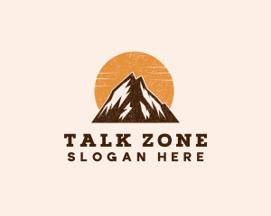 Nature Mountain Hiking Logo