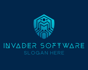 Cyber Shield Software logo design