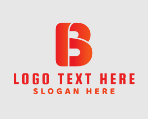 Marketing Fintech Letter B logo