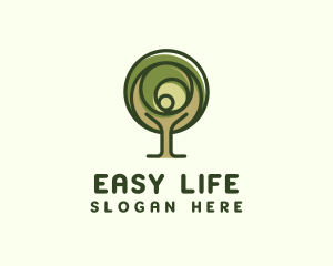 Holistic Nature Tree logo design