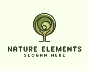 Holistic Nature Tree logo design