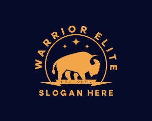 Wildlife Bison Bull logo