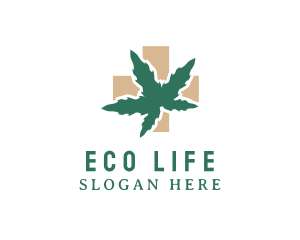 Medical Marijuana Leaf logo design