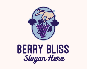 Grape Vine Harvest  logo design