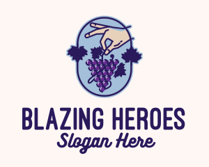 Grape Vine Harvest  logo design