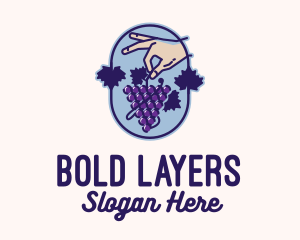 Grape Vine Harvest  logo design