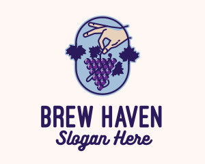 Grape Vine Harvest  logo design