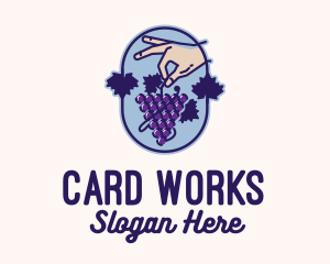 Grape Vine Harvest  logo design