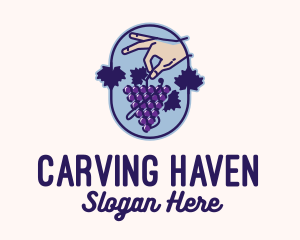 Grape Vine Harvest  logo design