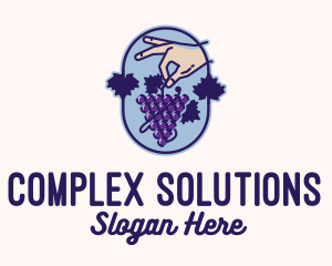 Grape Vine Harvest  logo design