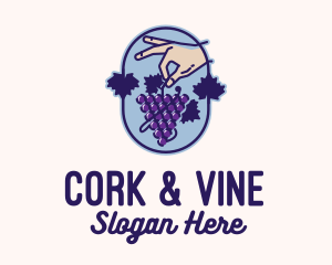 Grape Vine Harvest  logo design