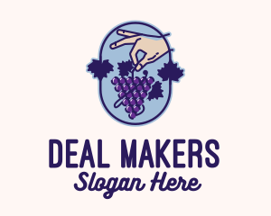 Grape Vine Harvest  logo design