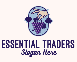 Grape Vine Harvest  logo design