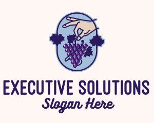 Grape Vine Harvest  logo design