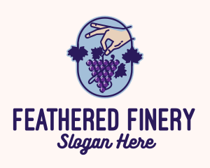 Grape Vine Harvest  logo design