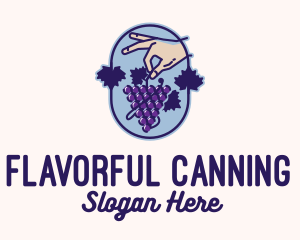 Grape Vine Harvest  logo design