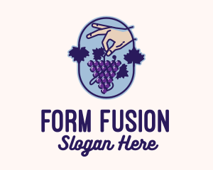 Grape Vine Harvest  logo design