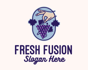 Grape Vine Harvest  logo design