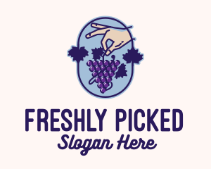 Grape Vine Harvest  logo design