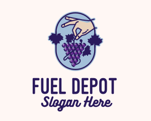 Grape Vine Harvest  logo design