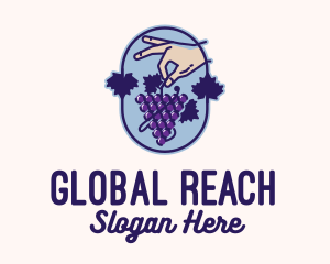 Grape Vine Harvest  logo design