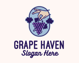 Grape Vine Harvest  logo design