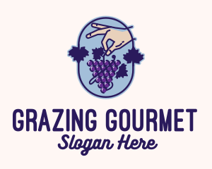 Grape Vine Harvest  logo design