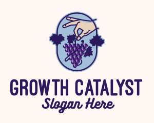 Grape Vine Harvest  logo design