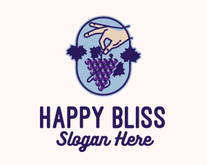 Grape Vine Harvest  logo design