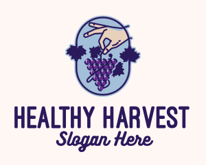 Grape Vine Harvest  logo design