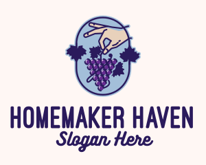 Grape Vine Harvest  logo design