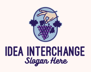 Grape Vine Harvest  logo design